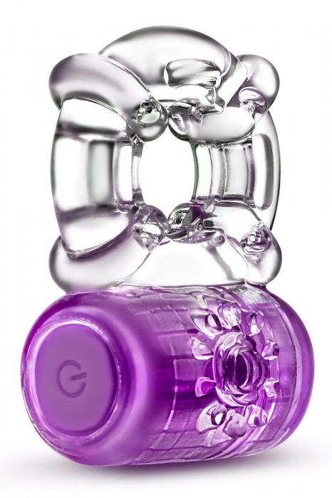 Фиолетовое эрекционное виброкольцо One Night Stand Vibrating C-Ring - Blush Novelties - в Ельце купить с доставкой