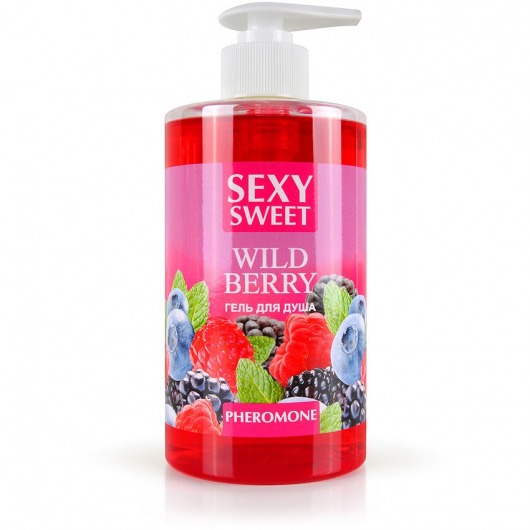 Гель для душа Sexy Sweet Wild Berry с ароматом лесных ягод и феромонами - 430 мл. -  - Магазин феромонов в Ельце