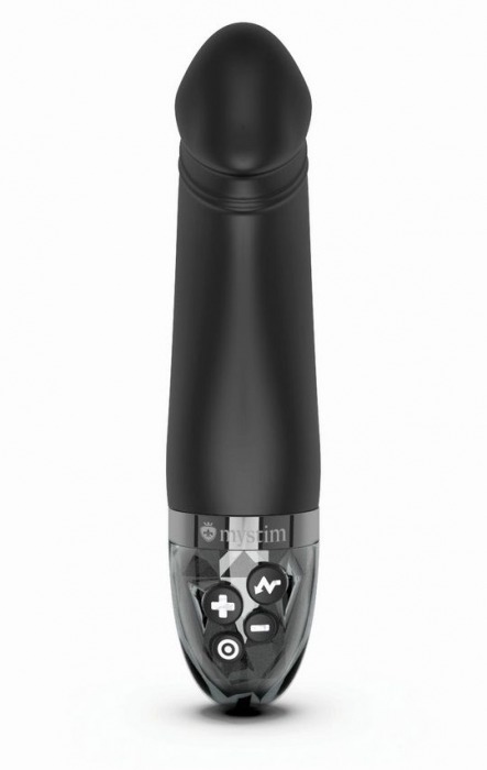 Черный вибратор с электростимуляцией Real Deal Neal - 16,5 см. - MyStim - купить с доставкой в Ельце