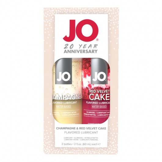 Подарочный набор из 2 лубрикантов Limited Edition 20 Year Anniversary Set - System JO - купить с доставкой в Ельце