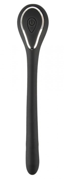 Черный гибкий уретральный стимулятор с вибрацией Vibrating Bendable Dilator - 13,5 см. - Orion - купить с доставкой в Ельце