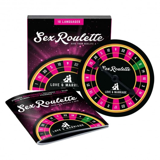 Настольная игра-рулетка Sex Roulette Love   Marriage - Tease&Please - купить с доставкой в Ельце