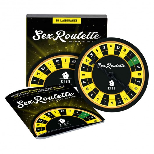 Настольная игра-рулетка Sex Roulette Kiss - Tease&Please - купить с доставкой в Ельце