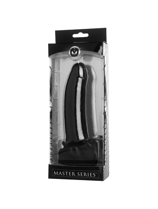 Черный кляп-страпон Masters Mini Face Fuck Strap-On - 14 см. - XR Brands - купить с доставкой в Ельце