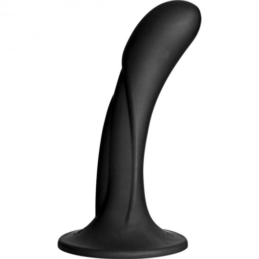 Черная изогнутая насадка Vac-U-Lock G-Spot - 16,5 см. - Doc Johnson - купить с доставкой в Ельце