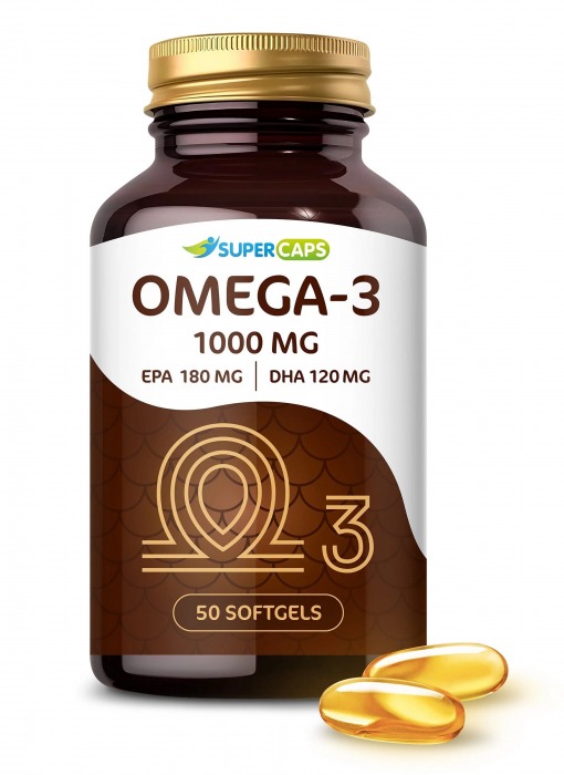 Пищевая добавка SuperCaps OMEGA-3 - 50 капсул (1000 мг) - SuperCaps - купить с доставкой в Ельце