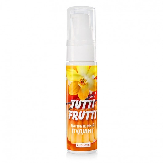 Интимный гель на водной основе Tutti-Frutti  Ванильный пудинг  - 30 гр. - Биоритм - купить с доставкой в Ельце