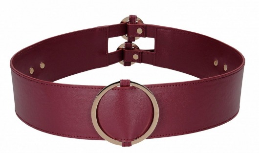 Бордовый ремень Halo Waist Belt - размер L-XL - Shots Media BV - купить с доставкой в Ельце