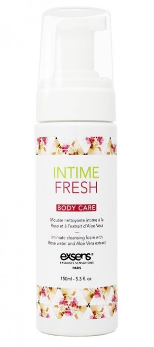 Органическая интимная очищающая пенка Intime Fresh - 150 мл. - Exsens - купить с доставкой в Ельце