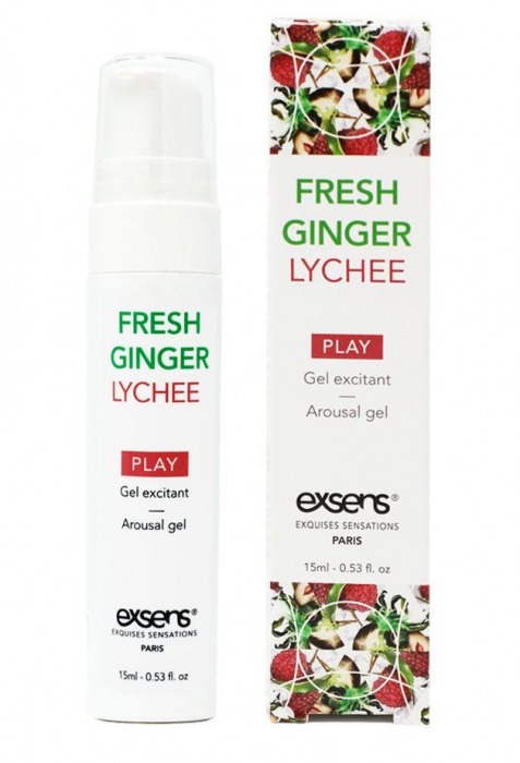 Возбуждающий гель Fresh Ginger Lychee Arousal Gel - 15 мл. - Exsens - купить с доставкой в Ельце