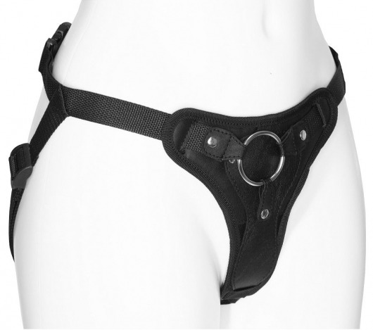Женские трусики для фиксации насадки кольцом с внутренней насадкой - LOVETOY (А-Полимер) - купить с доставкой в Ельце