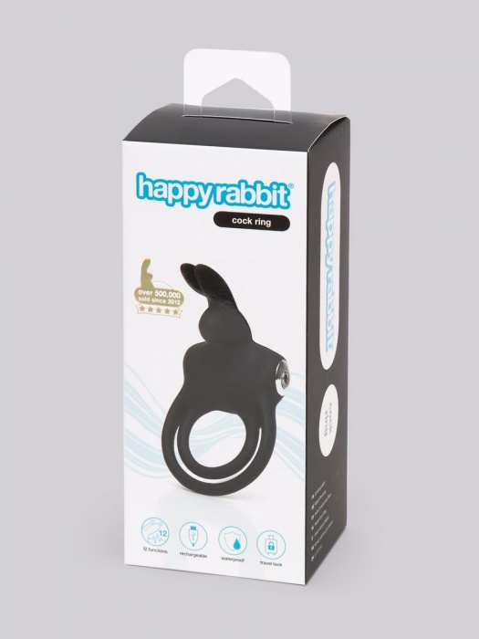 Черное эрекционное виброкольцо Happy Rabbit Cock Ring - Happy Rabbit - в Ельце купить с доставкой