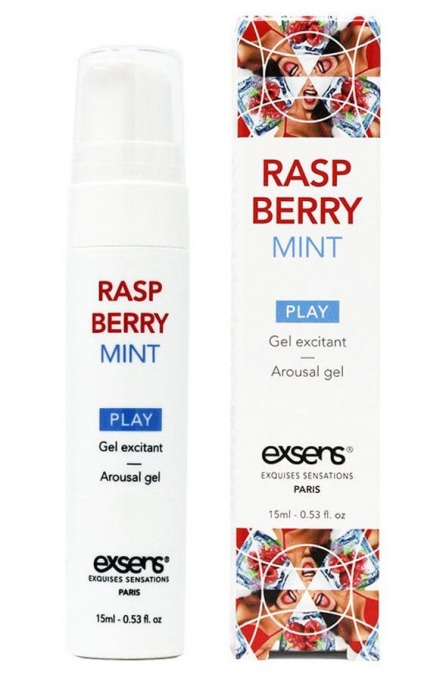 Возбуждающий гель Raspberry Mint с ароматом малины и мяты - 15 мл. - Exsens - купить с доставкой в Ельце