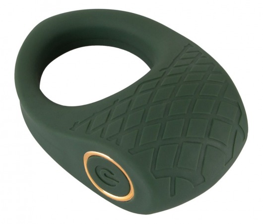 Зеленое эрекционное виброкольцо Luxurious Vibro Cock Ring - Orion - в Ельце купить с доставкой