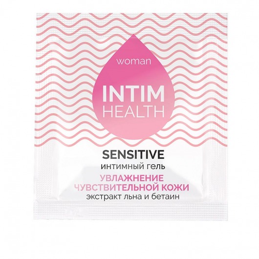 Саше интимного геля на водной основе Intim Health Sensitive - 3 гр. - Биоритм - купить с доставкой в Ельце