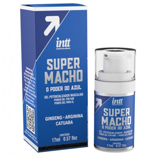 Мужской стимулирующий гель Super Macho - 17 мл. - INTT - купить с доставкой в Ельце