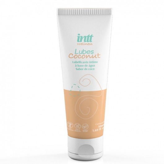 Лубрикант на водной основе Lubes Coconut с ароматом кокоса - 50 гр. - INTT - купить с доставкой в Ельце