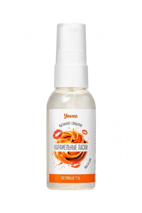 Съедобная гель-смазка Yovee «Карамельные ласки» с Д-пантенолом и вкусом Dulce de Leche - 50 мл. - ToyFa - купить с доставкой в Ельце