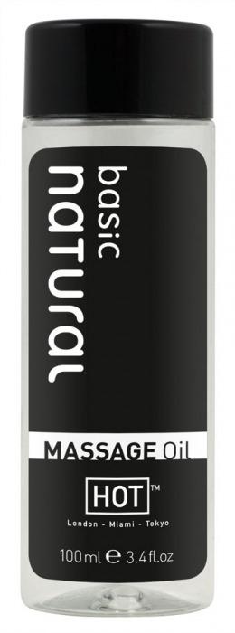 Массажное масло для тела Natural Basic - 100 мл. - HOT - купить с доставкой в Ельце