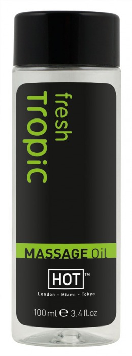 Массажное масло для тела Tropic Fresh - 100 мл. - HOT - купить с доставкой в Ельце