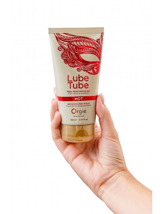 Интимный гель на водной основе Lube Tube Hot с разогревающим эффектом - 150 мл. - ORGIE - купить с доставкой в Ельце