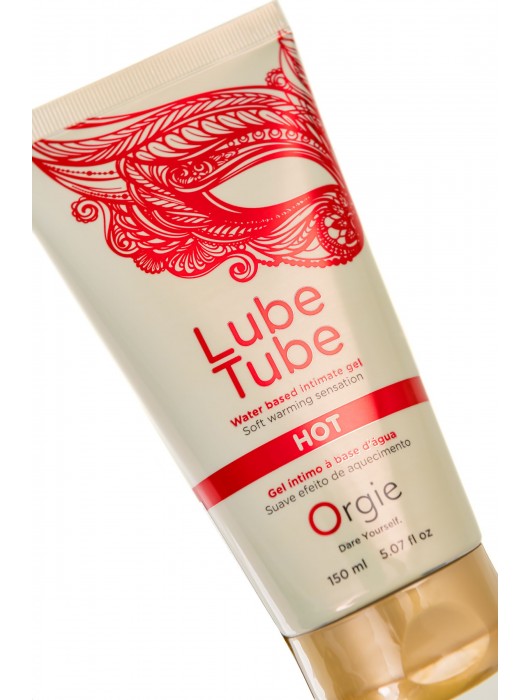Интимный гель на водной основе Lube Tube Hot с разогревающим эффектом - 150 мл. - ORGIE - купить с доставкой в Ельце