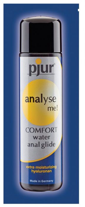 Анальный лубрикант pjur ANALYSE ME Comfort Water Anal Glide - 2 мл. - Pjur - купить с доставкой в Ельце