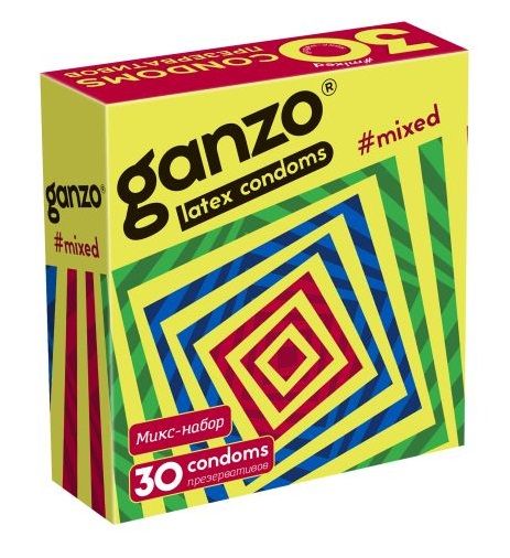 Микс-набор из 30 презервативов Ganzo Mixed - Ganzo - купить с доставкой в Ельце