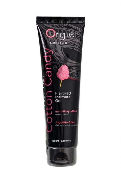 Интимный гель на водной осное Lube Tube Cotton Candy со вкусом сахарной ваты - 100 мл. - ORGIE - купить с доставкой в Ельце