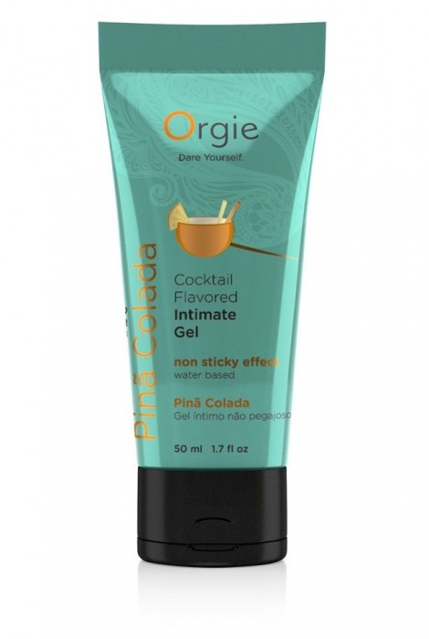 Съедобный интимный гель Orgie Lube Tube Cocktail Pina Colada - 50 мл. - ORGIE - купить с доставкой в Ельце