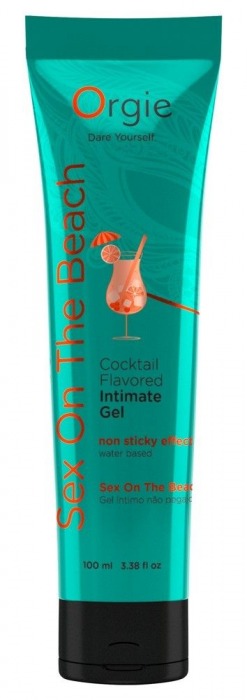 Съедобный интимный гель Orgie Lube Tube Cocktail Sex On The Beach - 100 мл. - ORGIE - купить с доставкой в Ельце