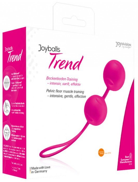 Розовые вагинальные шарики Joyballs Pink - Joy Division