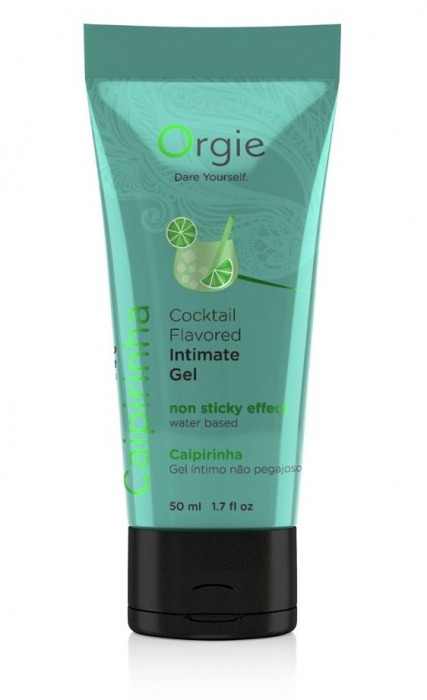 Съедобный интимный гель Orgie Lube Tube Cocktail Caipirinha - 50 мл. - ORGIE - купить с доставкой в Ельце