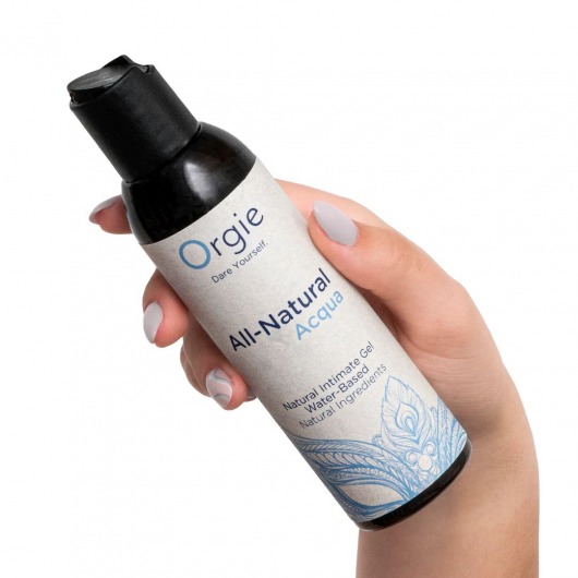 Интимный гель на водной основе Orgie All-Natural Acqua - 150 мл. - ORGIE - купить с доставкой в Ельце