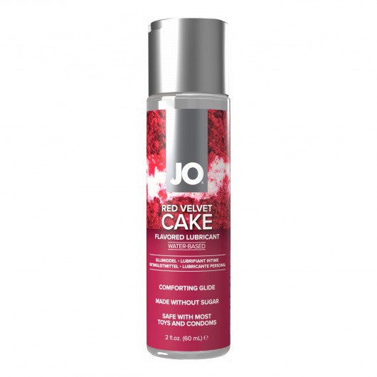 Лубрикант на водной основе JO H2O Red Velvet Cake Flavored Lubricant - 60 мл. - System JO - купить с доставкой в Ельце