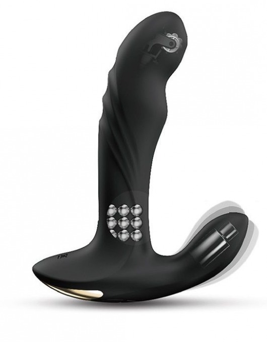 Черный вибромассажер простаты Multi P-Joy с 3 моторами - Dorcel - в Ельце купить с доставкой