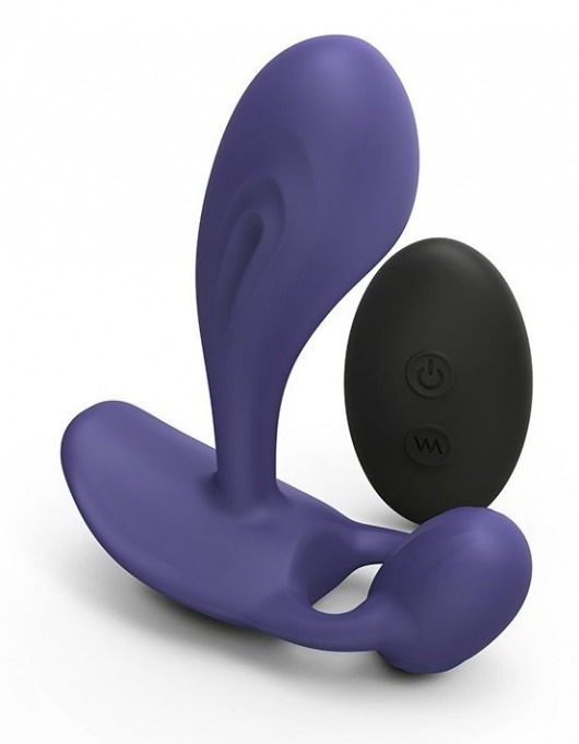 Темно-синий вибромассажер Witty P G Vibrator with Remote Control - Love to Love - в Ельце купить с доставкой