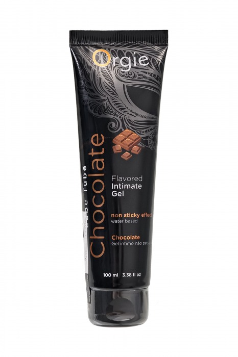 Интимный гель на водной основе Lube Tube Chocolate с шоколадным вкусом - 100 мл. - ORGIE - купить с доставкой в Ельце