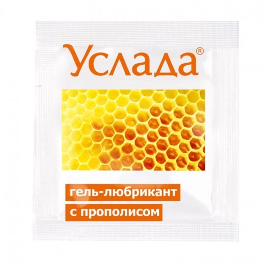Гель-лубрикант «Услада с прополисом» - 3 гр. - Биоритм - купить с доставкой в Ельце
