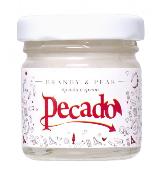 Массажная свеча Brandy   Pear - 35 мл. - Pecado - купить с доставкой в Ельце