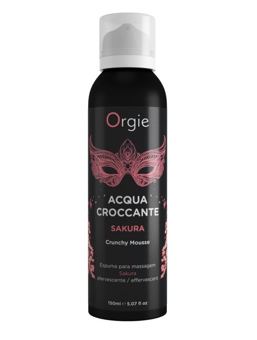 Хрустящая пенка для массажа Orgie Acqua Croccante Sakura с ароматом сакуры - 150 мл. - ORGIE - купить с доставкой в Ельце
