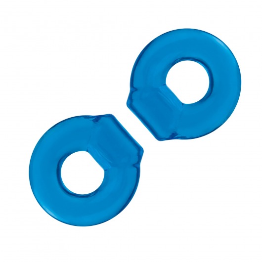 Комплект из двух колец для пениса 2-Pack Ultra-Stretch Stamina Endurance Ring - BlueLine - в Ельце купить с доставкой