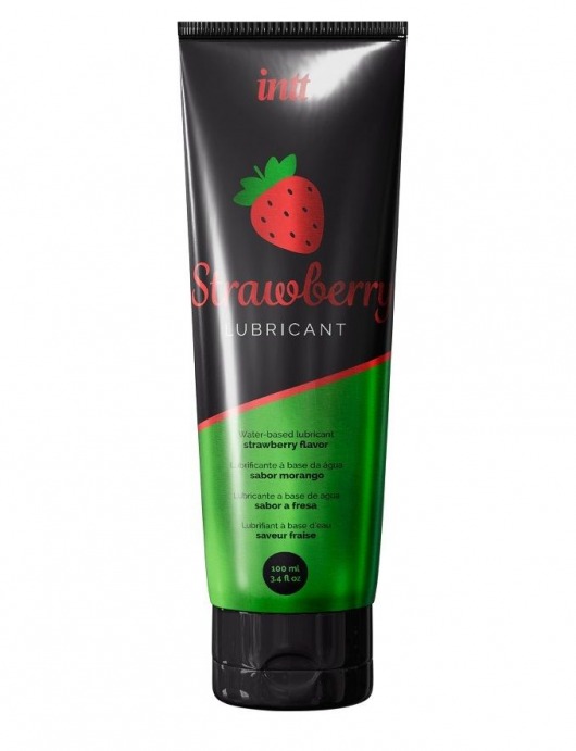 Смазка на водной основе с ароматом клубники Strawberry Lubricant - 100 мл. - INTT - купить с доставкой в Ельце