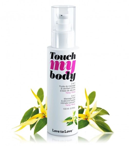 Силиконовый лубрикант 2-в-1 Touch My Body с ароматом иланг-иланга - 100 мл. - Love to Love - купить с доставкой в Ельце