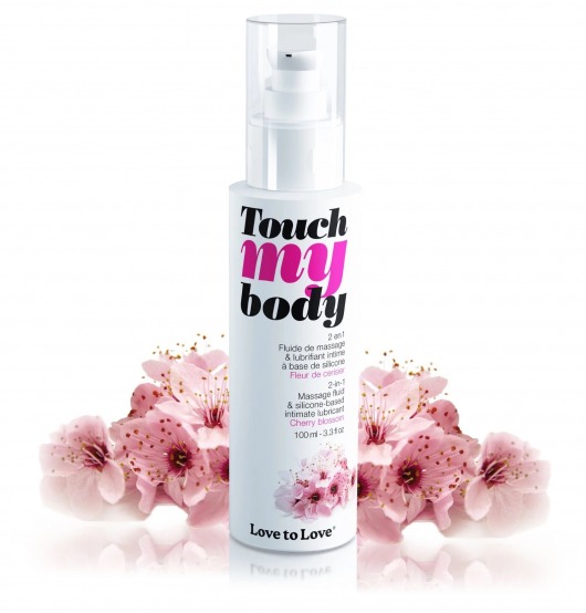 Силиконовый лубрикант 2-в-1 Touch My Body с ароматом вишнёвого цвета - 100 мл. - Love to Love - купить с доставкой в Ельце