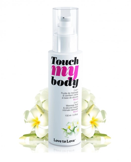 Силиконовый лубрикант 2-в-1 Touch My Body с ароматом моной - 100 мл. - Love to Love - купить с доставкой в Ельце