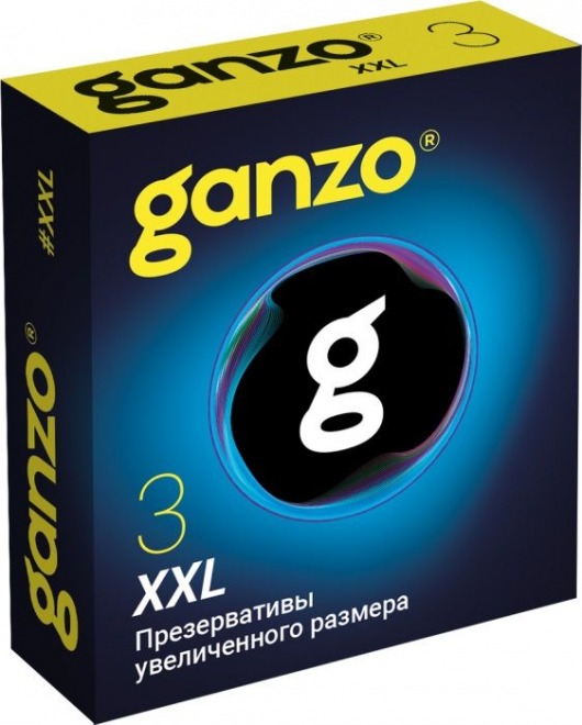 Презервативы увеличенного размера Ganzo XXL - 3 шт. - Ganzo - купить с доставкой в Ельце