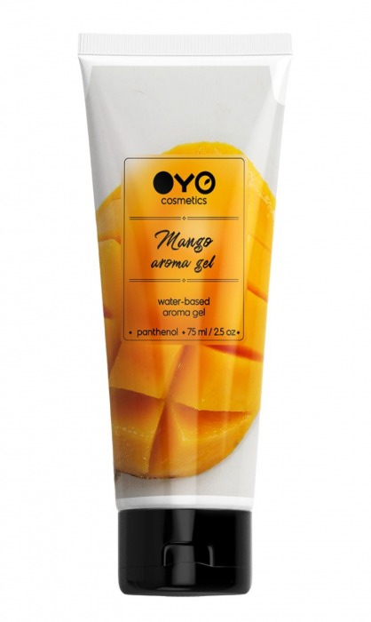 Лубрикант на водной основе OYO Aroma Gel Mango с ароматом манго - 75 мл. - OYO - купить с доставкой в Ельце