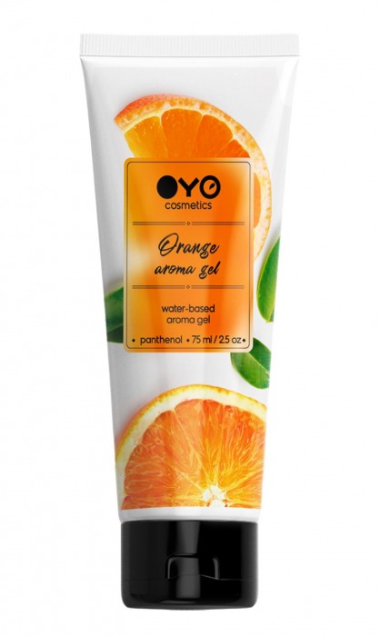 Лубрикант на водной основе OYO Aroma Gel Orange с ароматом апельсина - 75 мл. - OYO - купить с доставкой в Ельце