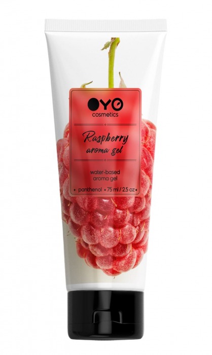 Лубрикант на водной основе OYO Aroma Gel Raspberry с ароматом малины - 75 мл. - OYO - купить с доставкой в Ельце